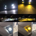 H10 9145 LED Switchback White/Yellow Forward Lightings, Fog Lights Bulbs