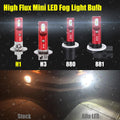 Mini H1 LED Fog Lights Bulbs 6000K Xenon White 12V Replacement Upgrade