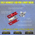 Mini H1 LED Fog Lights Bulbs 6000K Xenon White 12V Replacement Upgrade