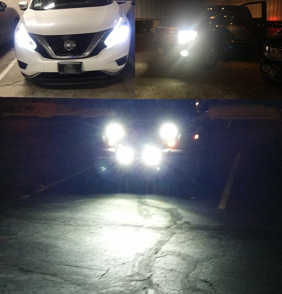 PG13 Base 893 880 LED Bulb Fog Lights/Headlight(off-road), 6000K White -Alla Lighting