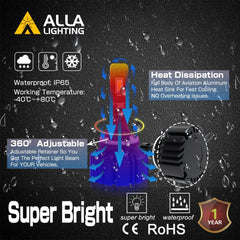 プロモ盤　Fire Ball Under The Blue Light PGJ13 H28 881 LED Fog Lights Bulb/Headlights Upgrade Halogen