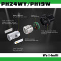 PU20d Base 12272NA PH24WY LED Bulbs Signal, Reverse Lights HPC24WY
