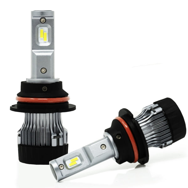Rally 9007 HB5 Halogen Headlight Bulbs - 100/80W, 5000K White, High/Low Beam, 2 Pack