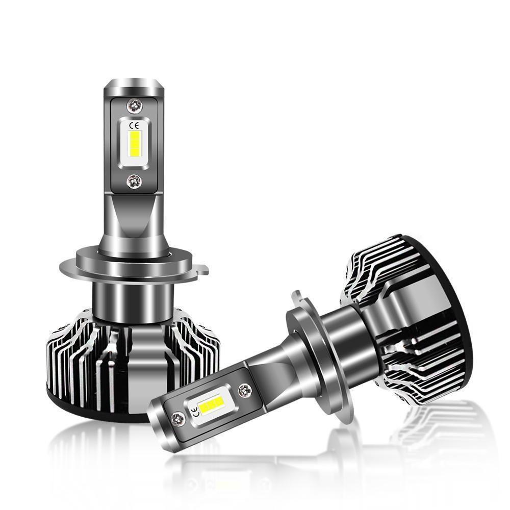 ICBEAMER pair 57 LED H7 Canbus Plasma Projector bulbs No Error Fit High  beam or Fog Light 