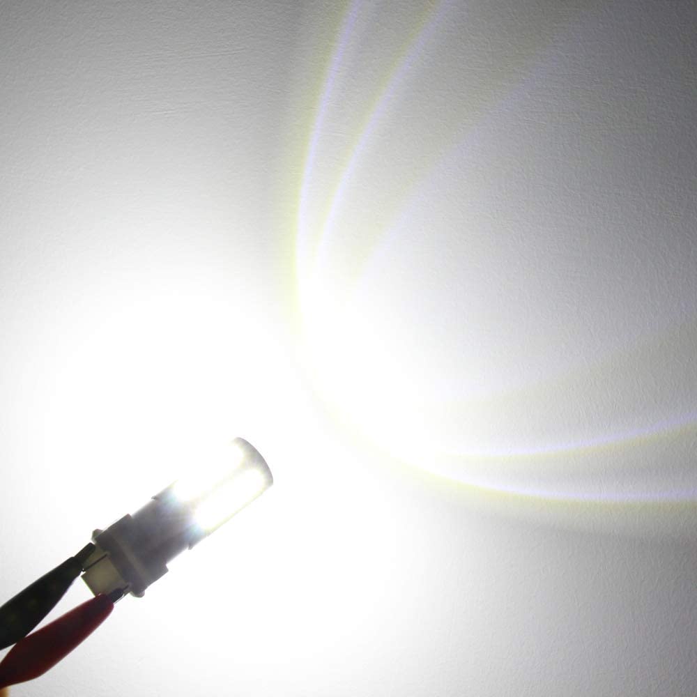 Alla Lighting WT21W/7W LED Bulbs - Pure Red Brake Tail Turn Signal Lights - View #4
