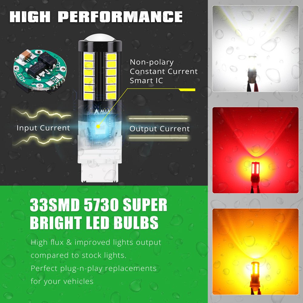 WTY21W LED Turn Signal Lights Bulbs for 2020~22 Ford F150 F250 F350 -Alla Lighting